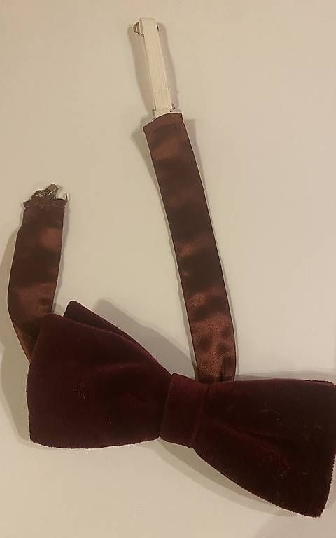 Cravatte: Edle Fliege / Bow tie aus rotem Samt – Usato da Maur venduto da chr_x8zv 1