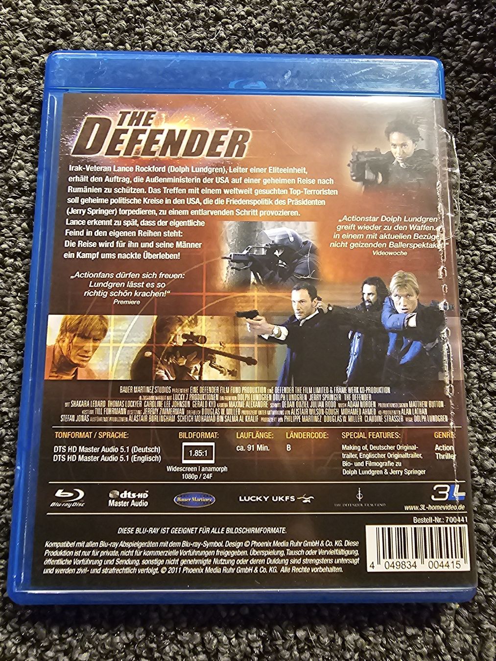 Tutti i DVDs: The Defender Blu-ray – Usato da Ruswil venduto da jan_bxl5 1