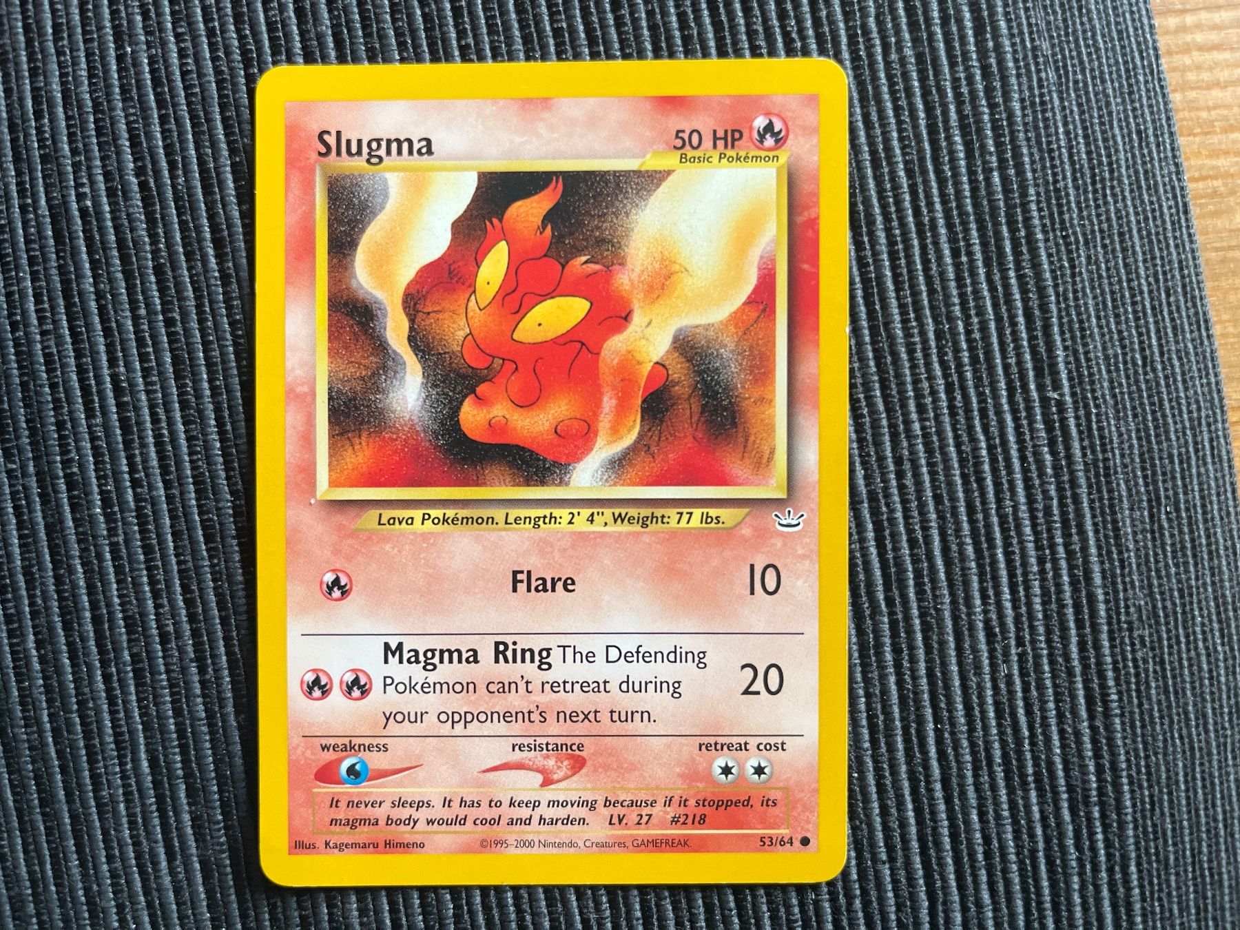 Pokémon Sammelbilder & Trading cards: Pokemon Slugma Neo Revelation englisch – Gebraucht aus Wabern von Collectfun