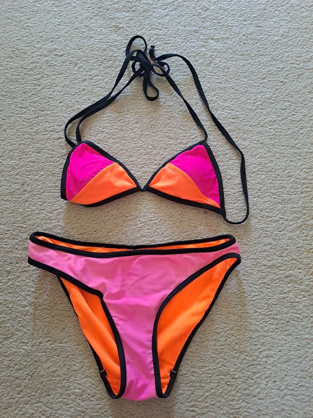 Badekleider & Bikinis: Bikini pink orange Gr. 152 – Gebraucht aus Untersiggenthal von Zehni8