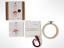 RICO DESIGN Stickpackung kleiner Pilz