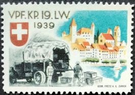 Soldatenmarke 2.WK, Vpf Det 19 LW, Fretz, Wi Vpf 76