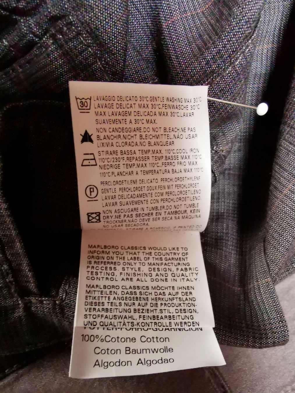 Marlboro Giacche: Blazer / Jacket Herren, grau-braun, MARLBORO CLASSICS – Nuovo e nell'imballaggio originale da Seuzach venduto da NaehdesignMirjam 7