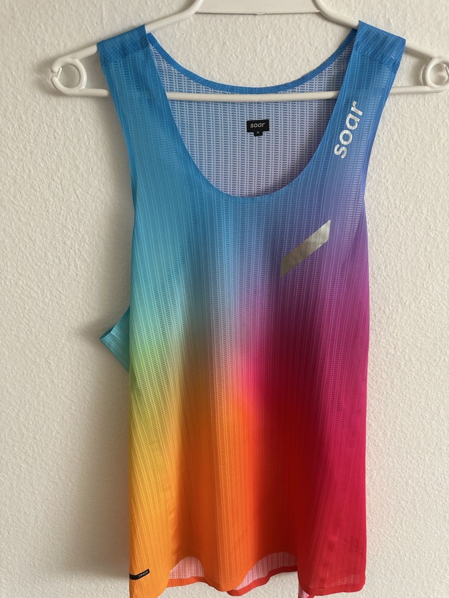 T-shirt: SOAR Herren-Rennweste im Multi-Print-Design – Nuovo (secondo la descrizione) da Weinfelden venduto da kam_jxz5