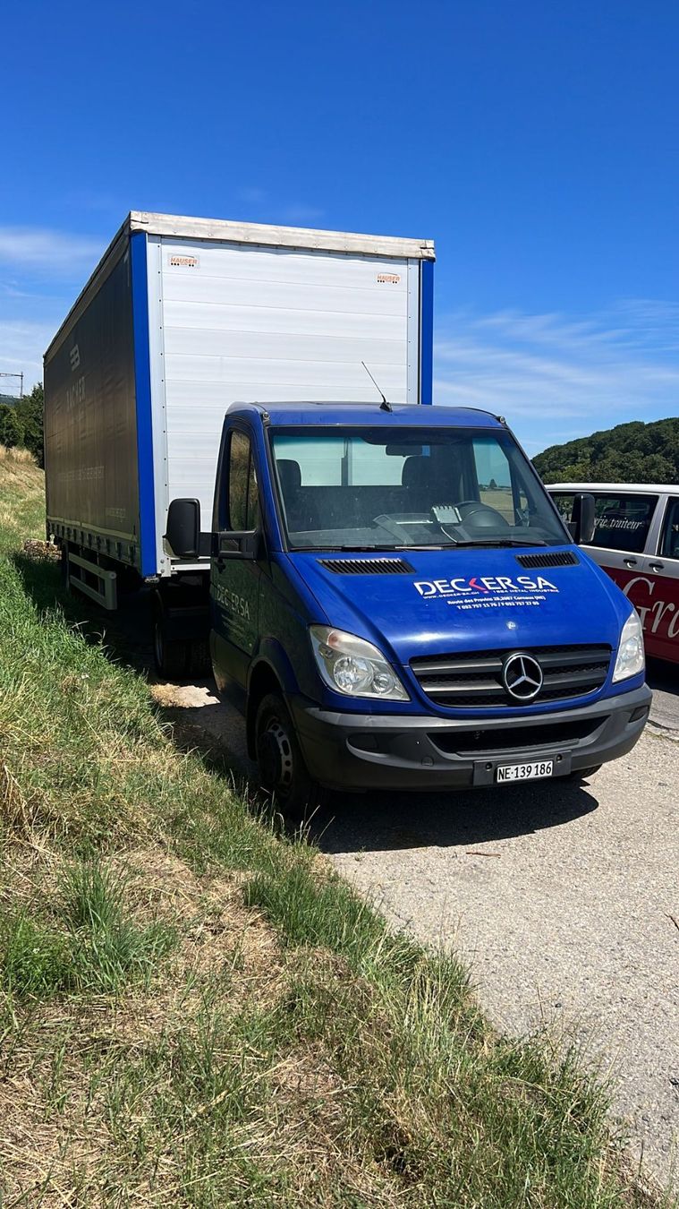 Mercedes-Benz Veicoli commerciali: Mercedes-Benz 515 CDI + remorque – Usato da Cornaux NE venduto da BMGlobal 2