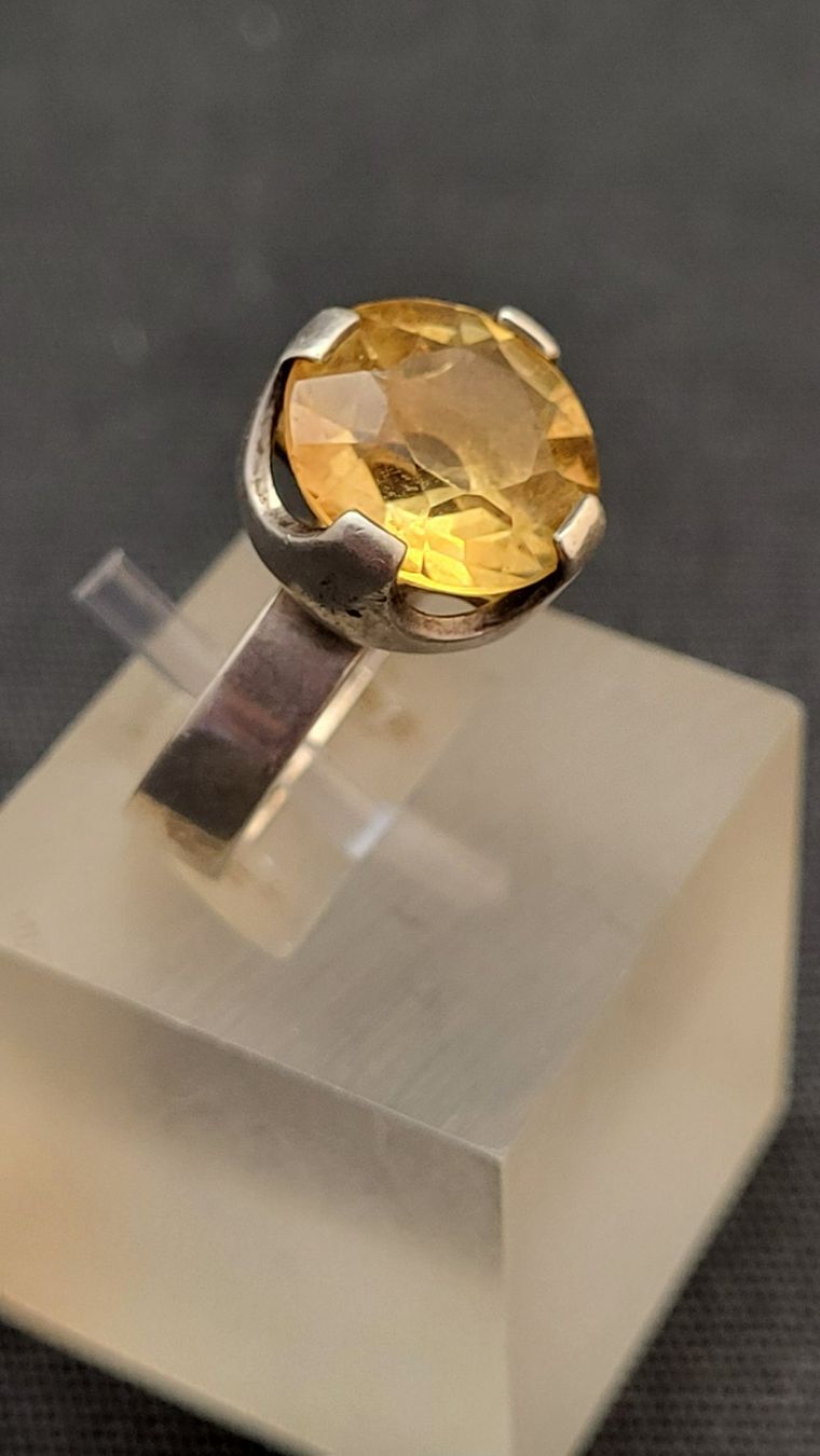 Ringe: Silber-Ring mit Citrin – Gebraucht aus Basel von spinne02 6