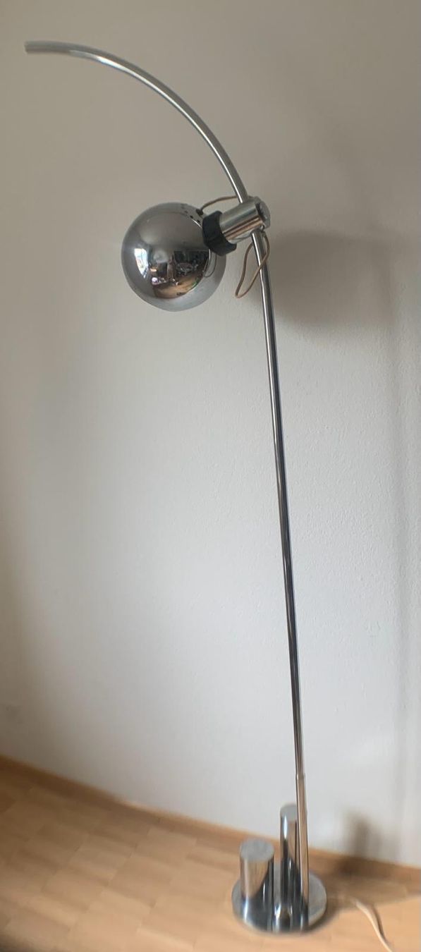 Lampade: Grosse Bogenlampe Italien 70er Jahre – Usato da Basel venduto da Jcva 8