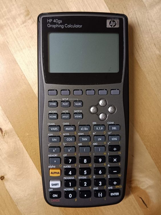 Rechner HP 40gs Graphing Calculator Kaufen auf Ricardo