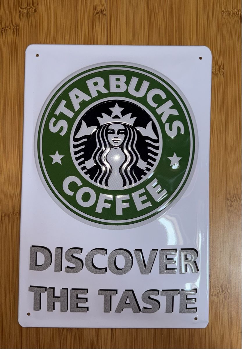 Tutte le decorazioni: Starbucks Coffee Metallschild – Usato da Brienz BE venduto da jeyjeyyyyy