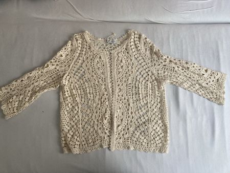 Häkeljacke, Crochet, creme-weiss, Gr 38/40 Pretty Wine