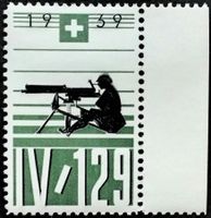 Soldatenmarke 2.WK, IV/129, grün, Wi Ter 235