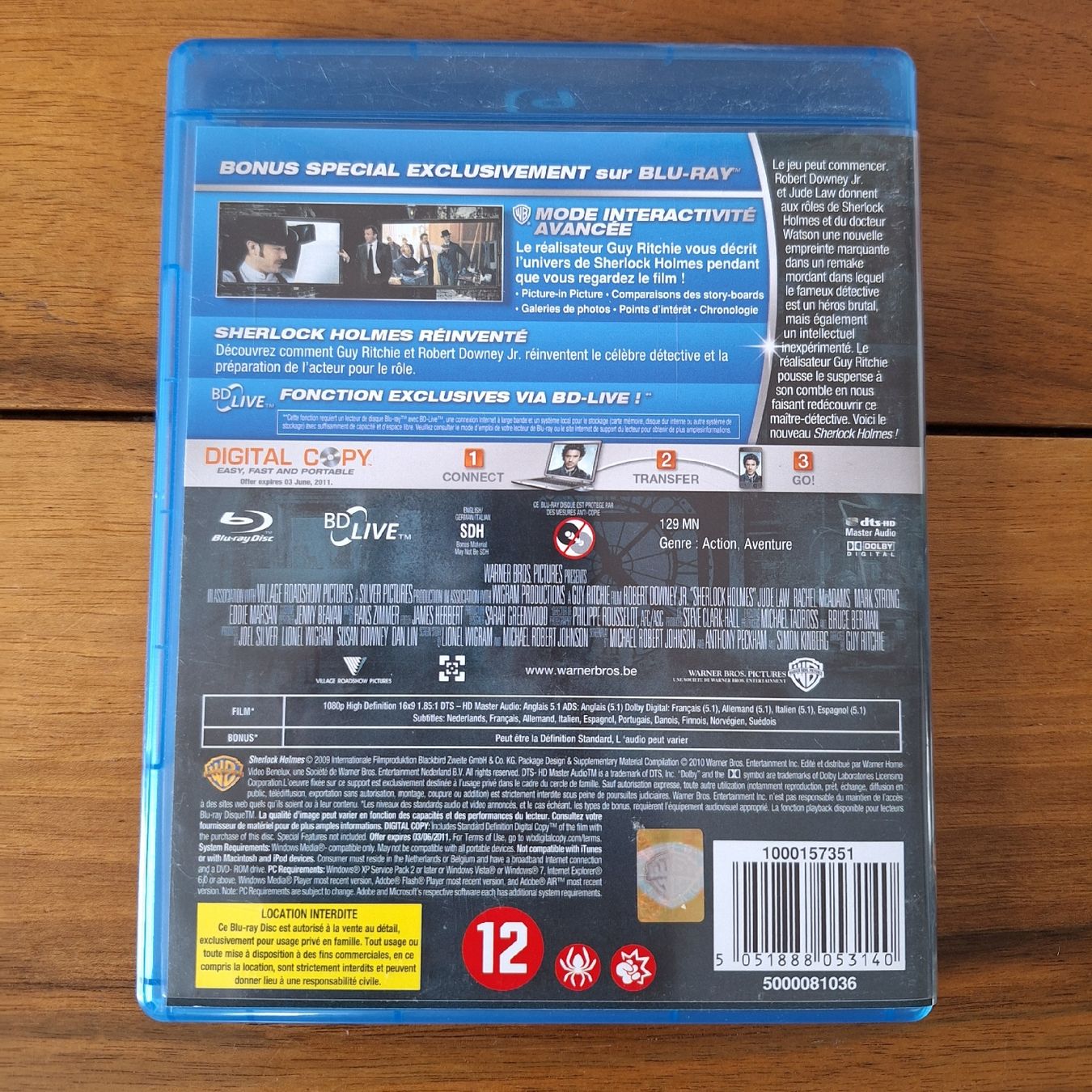 Tutti i DVDs: Sherlock Holmes - Bluray – Usato da Porrentruy venduto da Ikoss 1