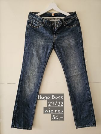 Jeans Hugo Boss Orange Liria blau Grösse 29/32 neuwertig