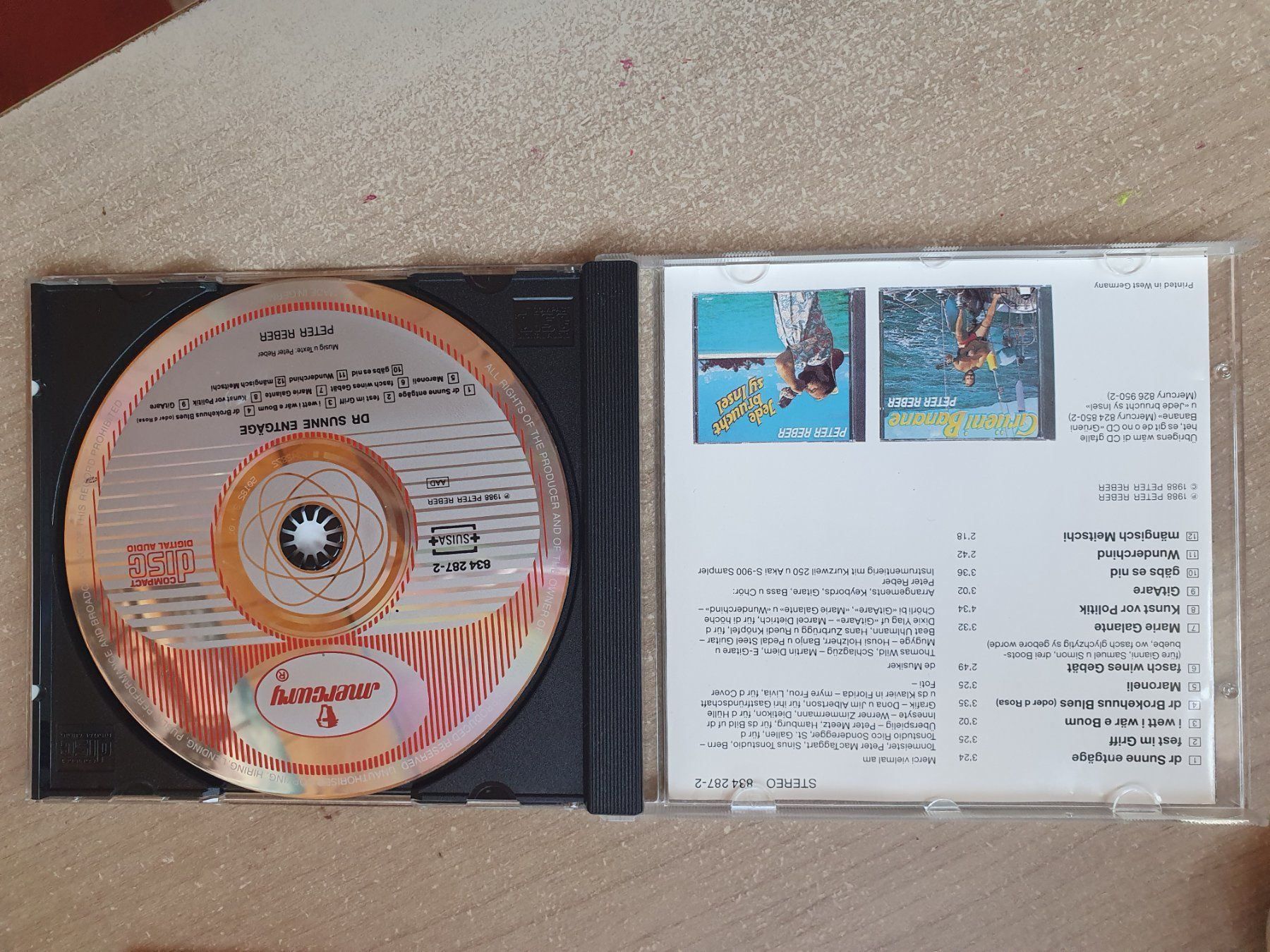 Tutti i DVDs: Dr Sunne entgäge Peter Reber – Usato da Moosseedorf venduto da Sonnenschein.. 2