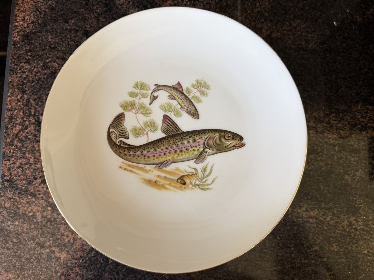 Set di piatti: Bavaria Teller Set 7-teilig Fisch – Usato da Tagelswangen venduto da Snowglimmer 5