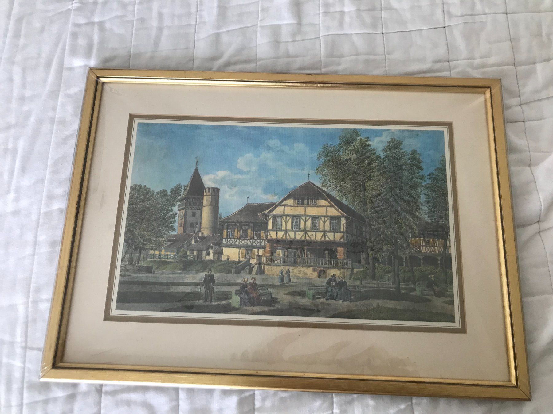 Foto & Immagini: Basler Spalentor Antikes Bild NEU! – Nuovo e nell'imballaggio originale da Basel venduto da JJ.Elena