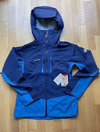 Neue Mammut Taiss Pro HS Hooded Jacket Women S DeepIceMarine