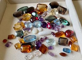 Mix Edelsteine, Schmucksteine Total ca. 208 ct.