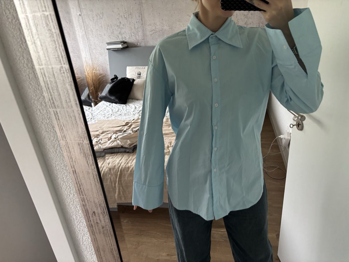 Zara Blusen: Chemise bleu ciel – Gebraucht aus Zürich von mps_9cp7 3