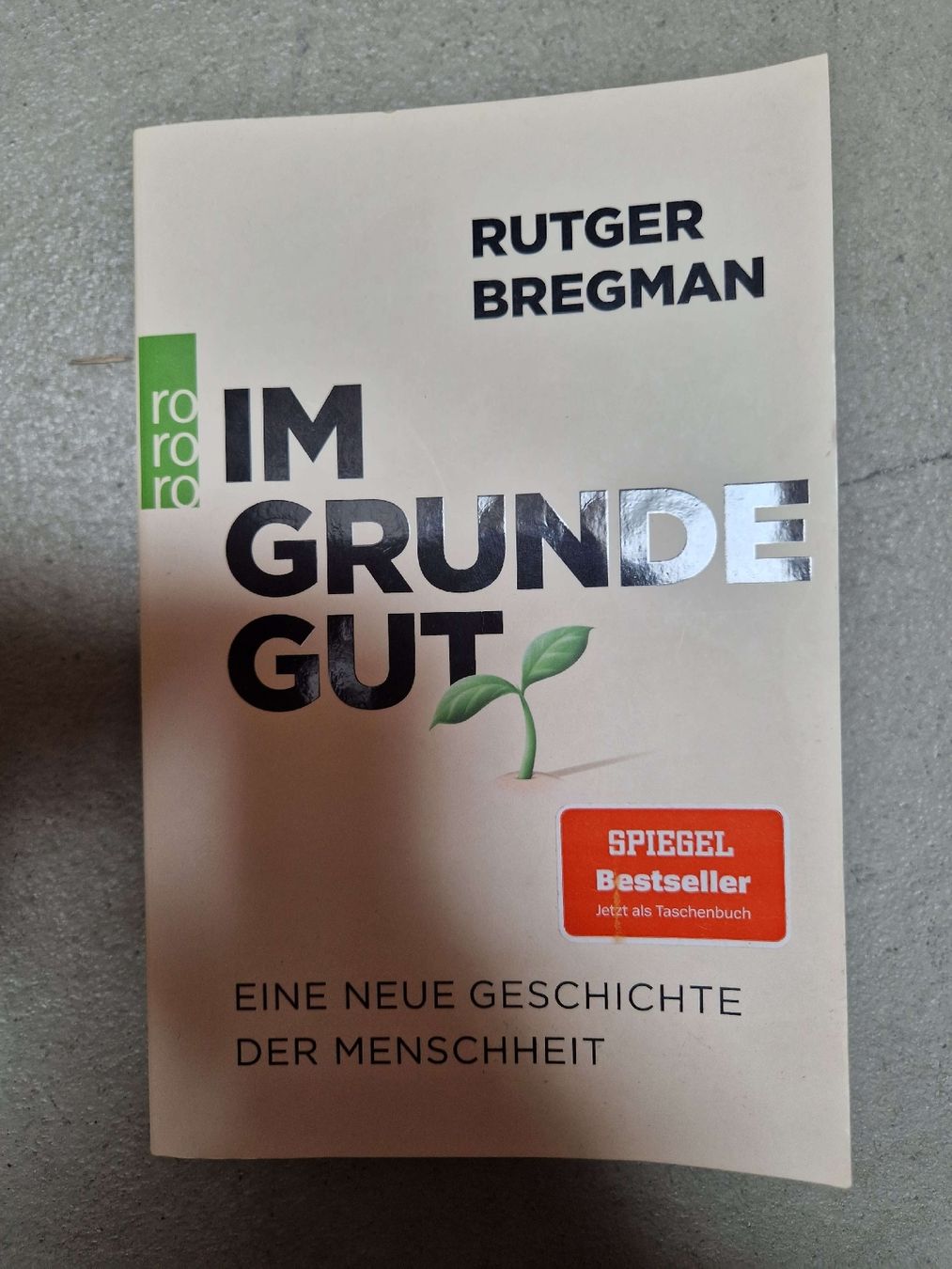 Libri: Buch "Im Grunde gut" von Rutger Bregman – Usato da Zürich venduto da Ischhaltso16