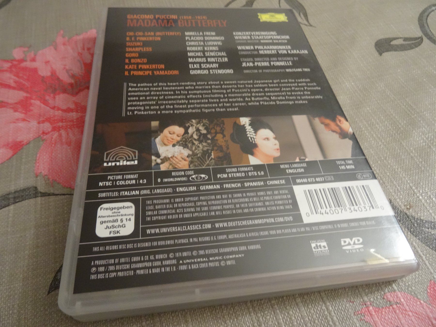 Tutti i DVDs: Puccini - Madama Butterfly - Karajan DVD OPER – Usato da Olten venduto da Disc-Ausverkauf 2