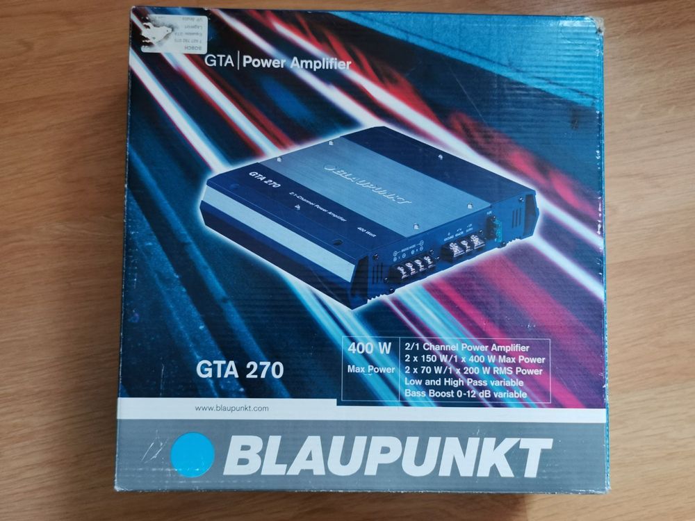 BLAUPUNKT-GTA-270 2/1 Ch-400 Watt Power | Kaufen auf Ricardo