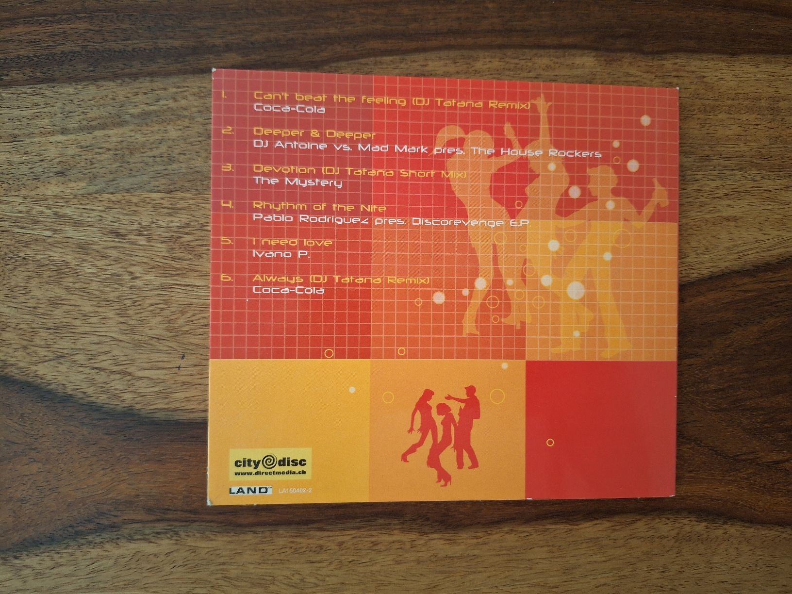 CDs: CD Summer Dance Mix Coca-Cola presented by DJ Tatana – Gebraucht aus Oberrieden von smarties949 1