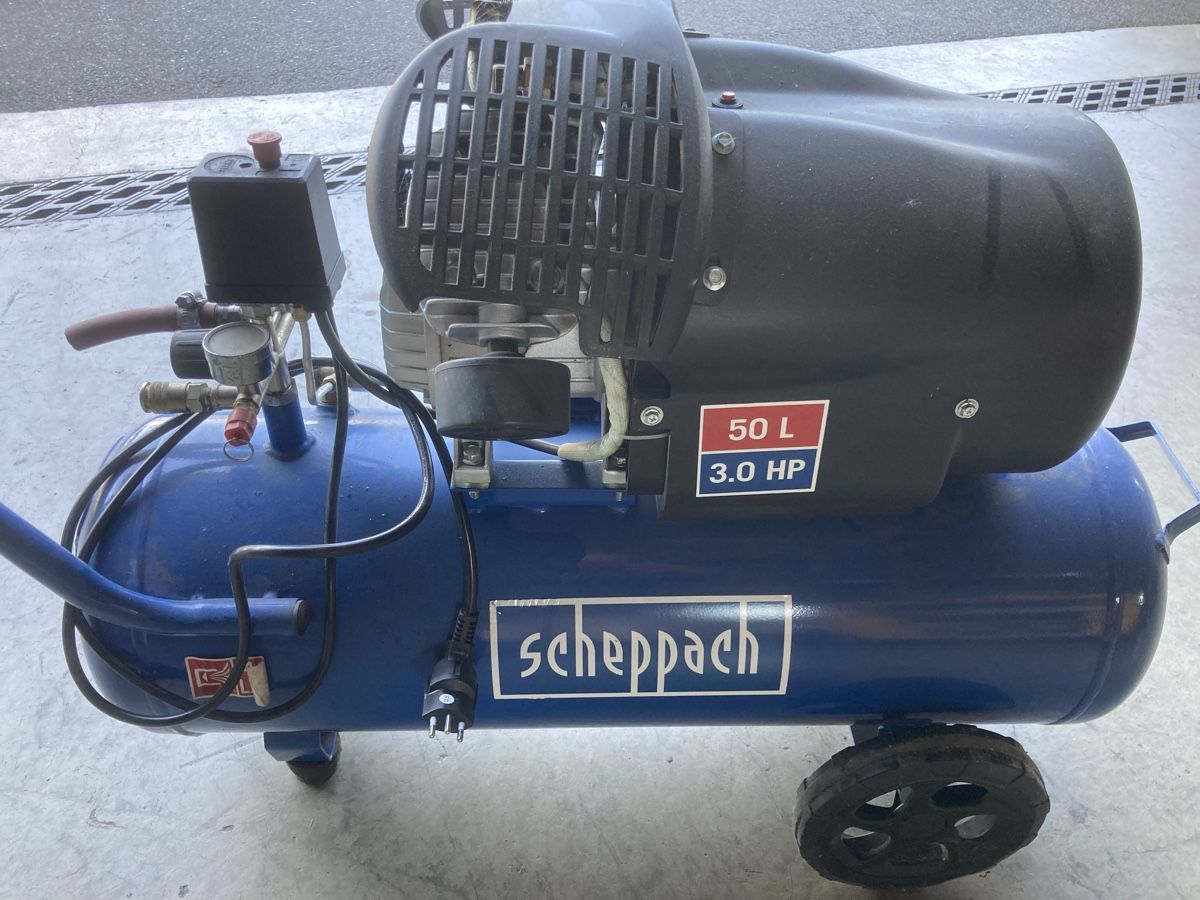 Scheppach Kompressoren: Druckluftkompressor Scheppach HC53dc 50L 2,2kW 10bar – Gebraucht aus Uerkheim von Dealer-4813 2