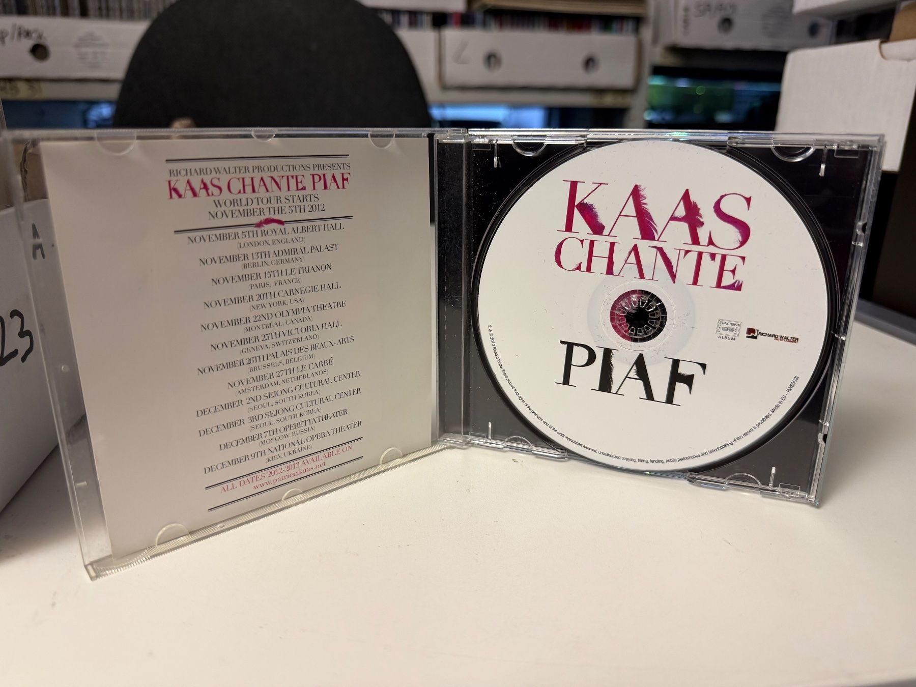CDs: Kaas - Kaas Chante Piaf - HD23B – Gebraucht aus Küsnacht ZH von swisssales.net 2