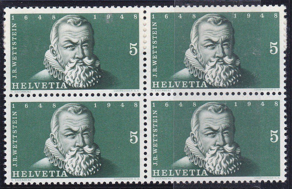 Tutti i francobolli: Postfrisch 100 Jahr Bundesstaat 1948 – Nuovo e nell'imballaggio originale da Schliern b. Köniz venduto da joni20