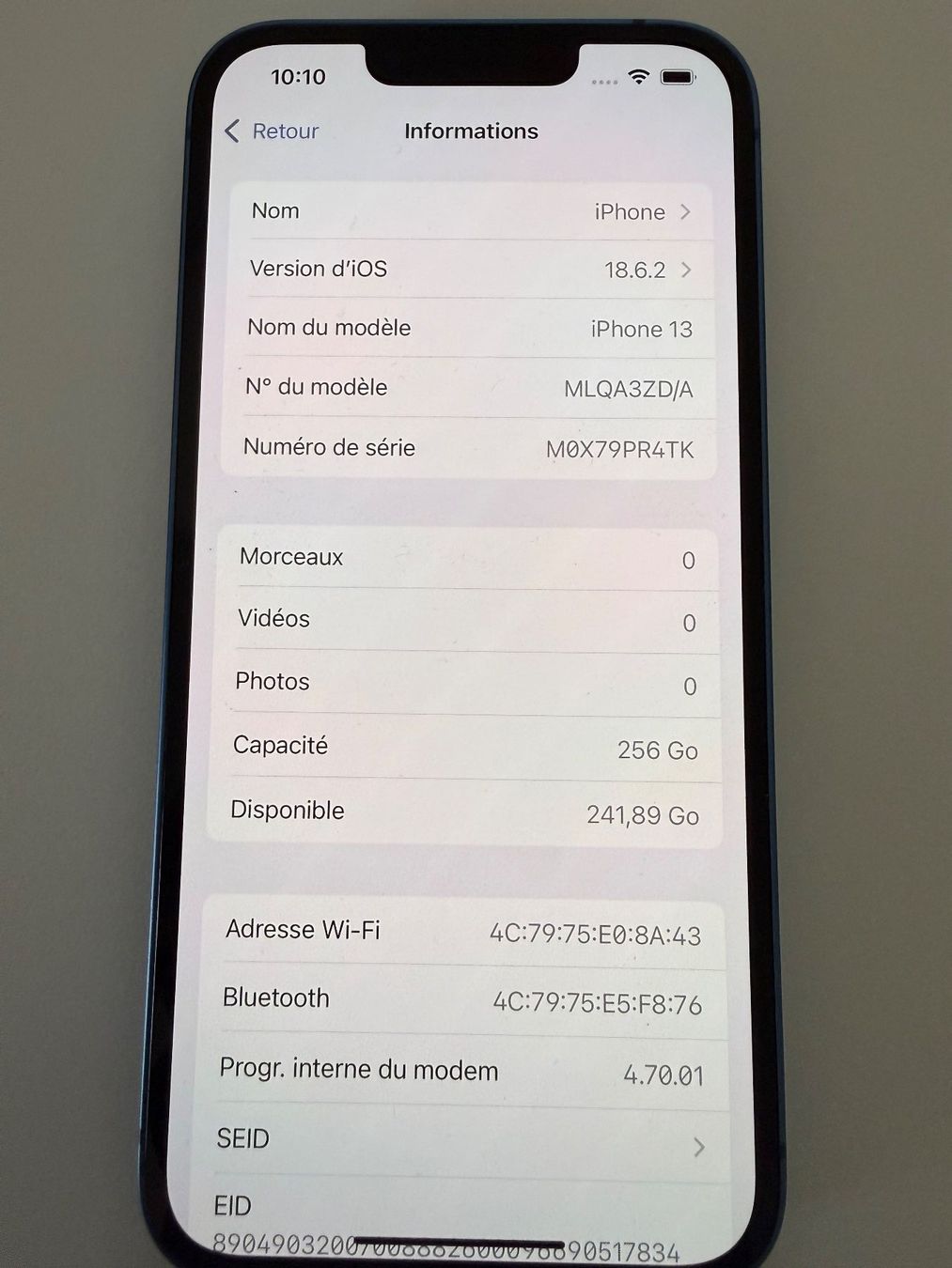 Apple Telefoni cellulari / Smartphones: iPhone 13 - 256Go - presque comme neuf – Usato da Mont-sur-Rolle venduto da Dealer8 2