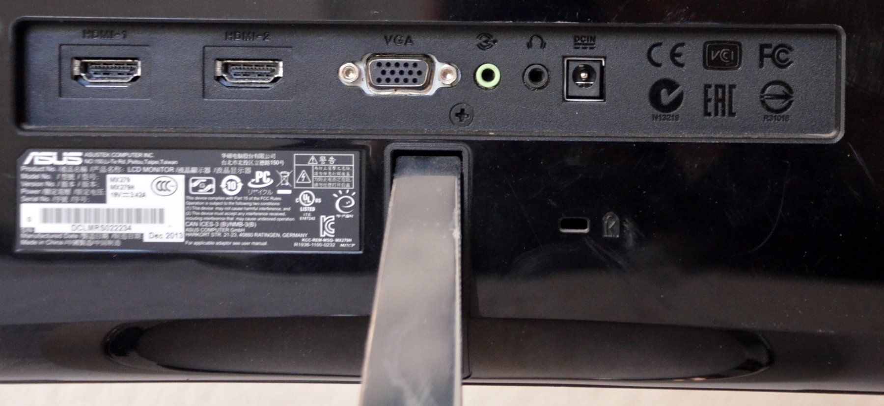 Asus Monitor: Asus Designo MX279H 27"  Monitor / moniteur – Usato da Collonges venduto da arashee 7