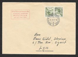 Sonderbrief A. 537 Kantonales Musikfest Montreux 26.5.1951