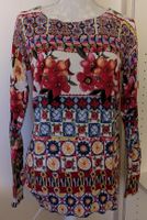 Bunter Desigual Damenpullover, Gr. XL