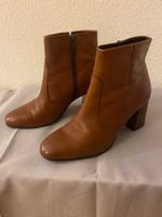 Tamaris Stiefeletten Gr 37 Stiefel Leder braun Absatz