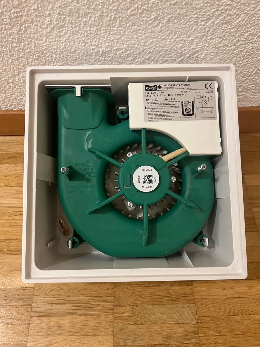 Helios Ventilatori: Helios Ventilator ELS-VN60 – Usato da bern venduto da sanducci