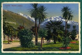 Locarno, Giardino pubblico, 1929, gelaufen