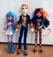 Monster High Puppen River, Heath & Cleo