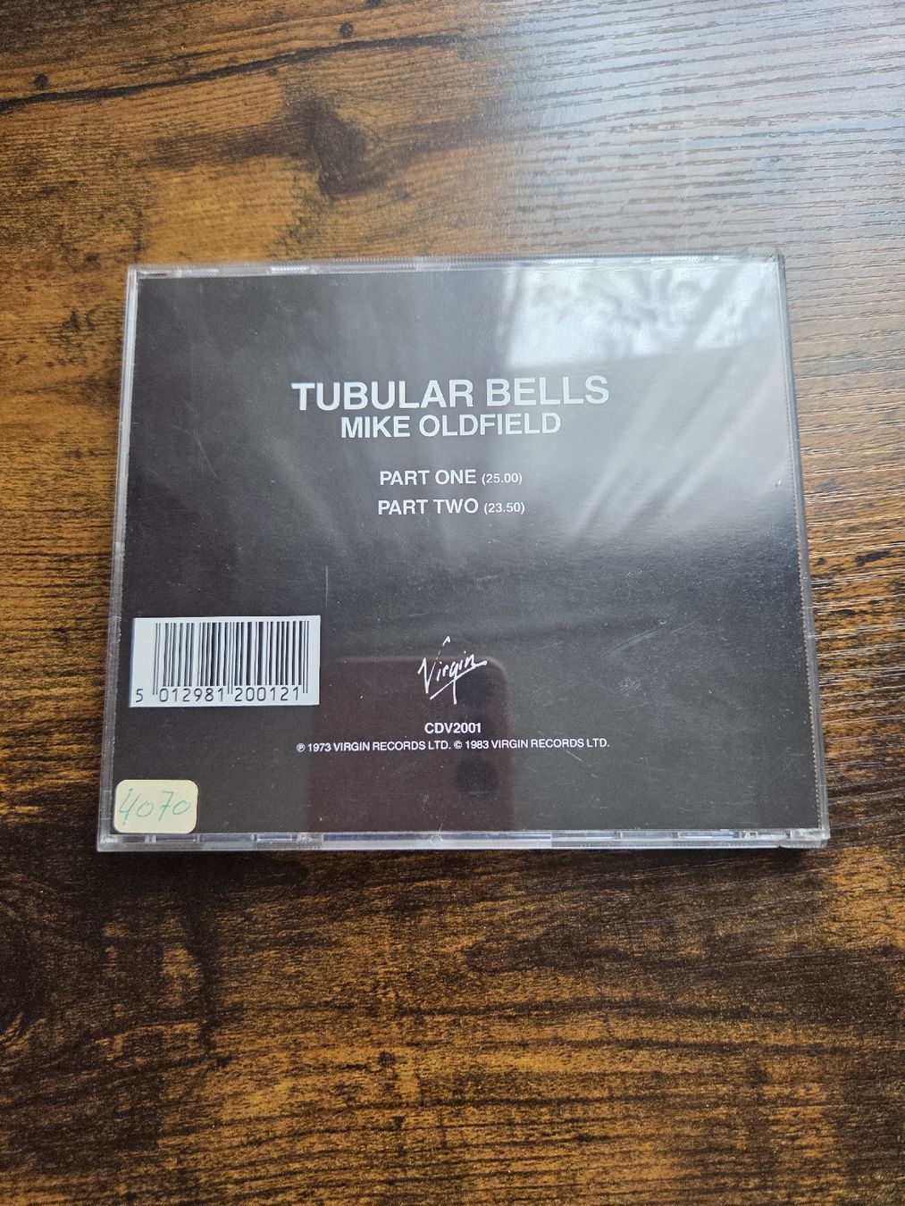 CD: Mike Oldfield Tubular Bells CD Part One Part Two – Usato da Winterthur venduto da Maricels_Boutique 1