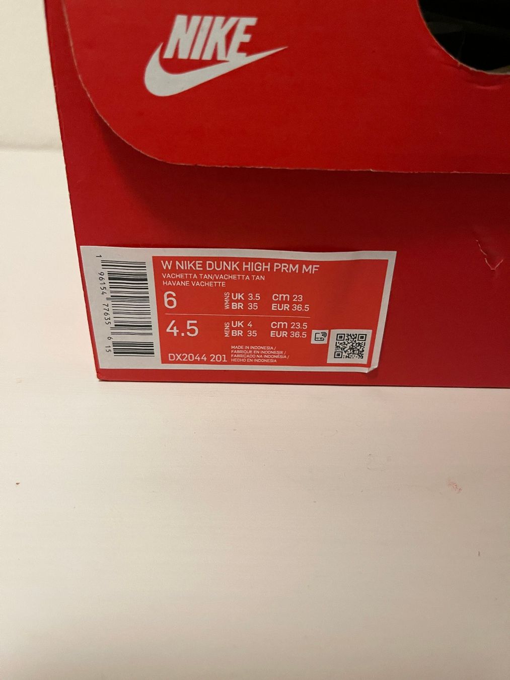 Nike Scarpe da donna: Nike Dunk High Womens " Vachetta Tan " Eu 36.5 – Nuovo e nell'imballaggio originale da Luzern venduto da blumentopf783 3