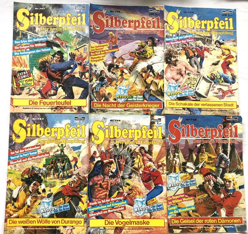 6x-silberpfeil-hefte-nr-747-754-758-gebraucht-in-schaffhausen-f-r