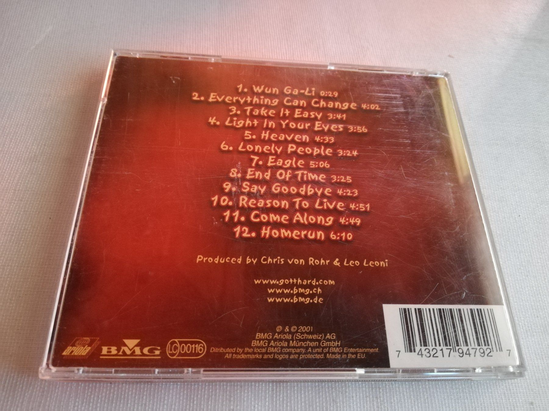 CDs: GOTTHARD - HOMERUN – D'occasion à Bern par Vinylsound.ch 1