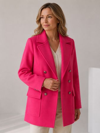 Elegante giacca / cappotto in pura lana – Gruppo Max Mara 