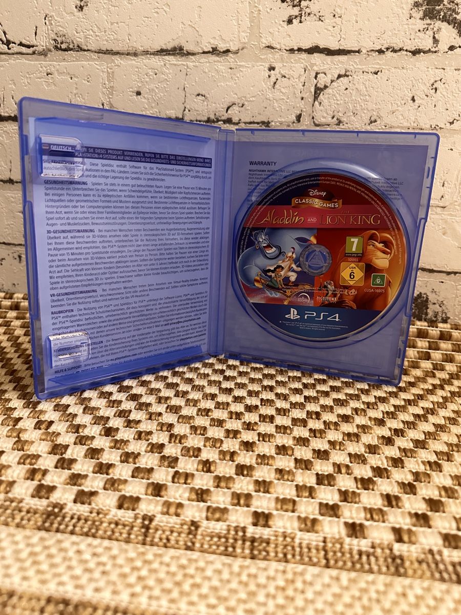 Sony Giochi: Disney Aladdin & Lion King Classics PS4 Spiel – Usato da Hägendorf venduto da tyl_kzs2 2