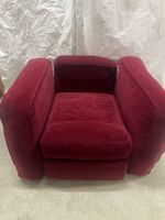 Original Cassina LC2 Polstersatz Bordeaux, Daunenfüllung