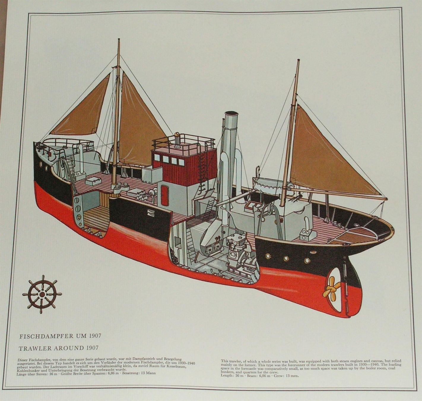 Calendari: Schiffe / Schiffbau der Jahrhunderte, Kalender 1971 – Usato da Oberriet SG venduto da Manick 2