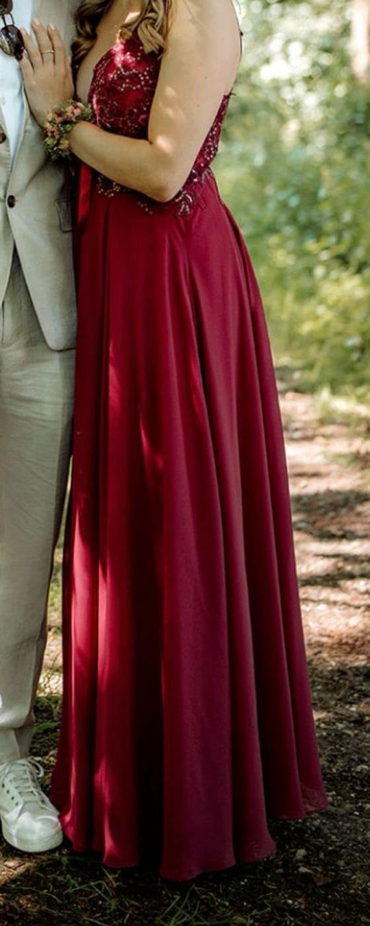 Kleider: Festkleid rot Gr. 36 – Gebraucht aus Rothenburg von Fbuesche1 2