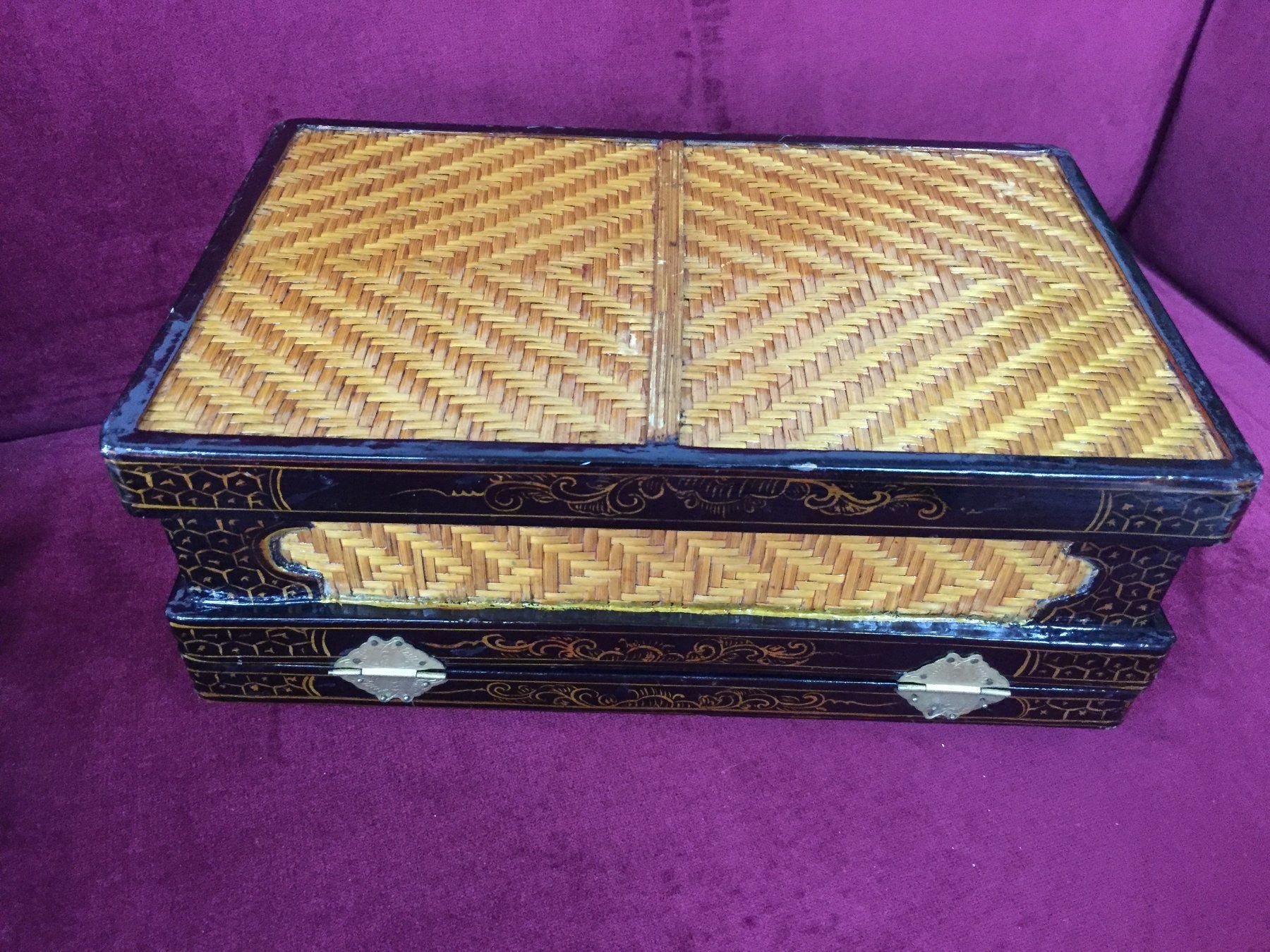 Valigie: Vintage Seltenes Korbtruhe Korbkoffer – Usato da Schaffhausen venduto da vintageville 9