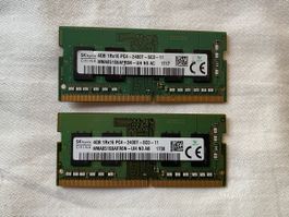 2× SK hynix 4GB DDR4 SO-DIMM