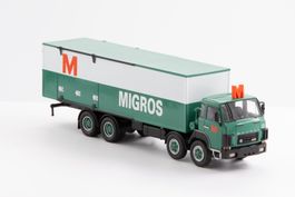 SAURER 8x4 Migros Kofferaufbau